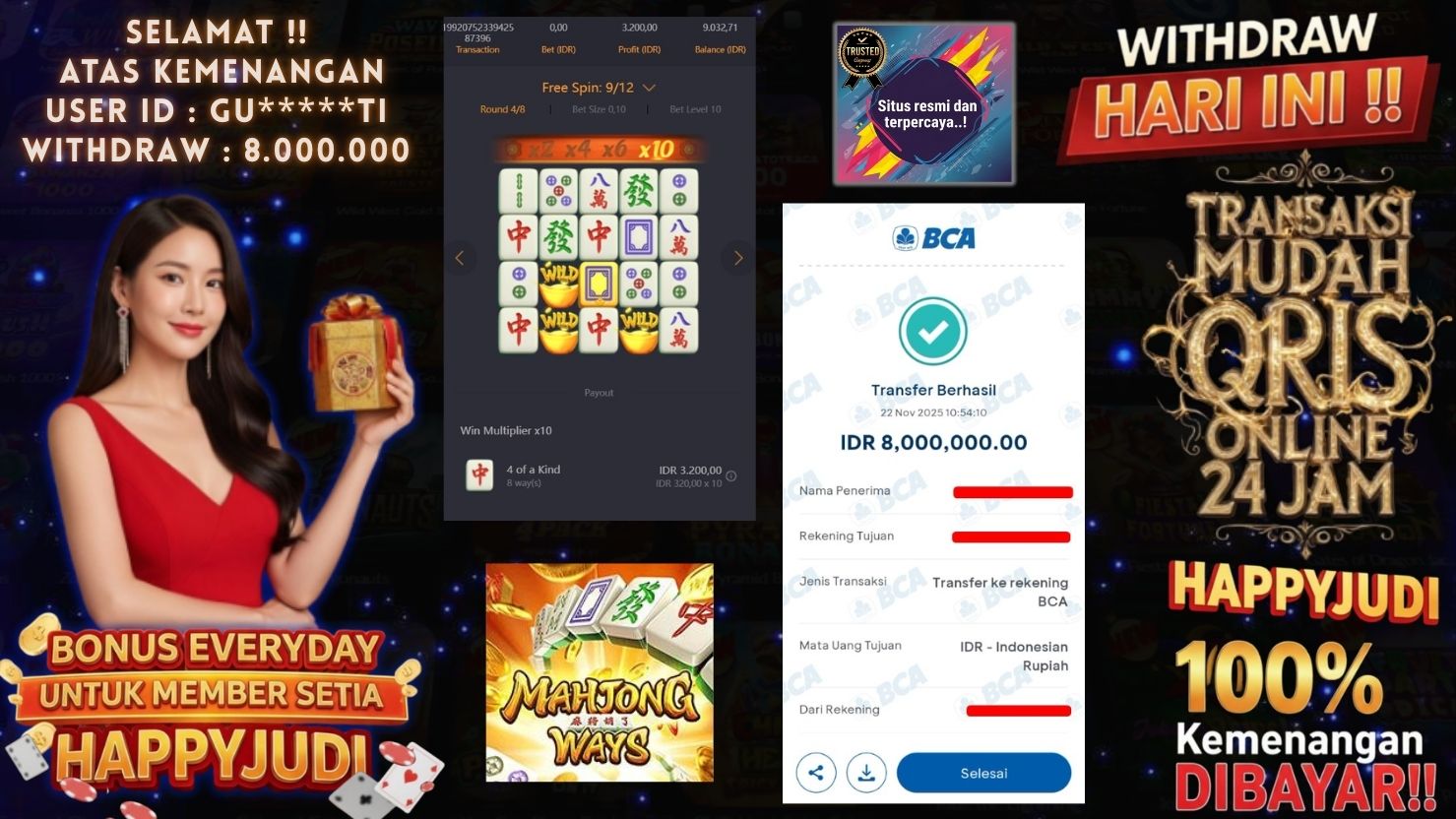 HAPPYJUDI JACKPOT SLOT MAHJONG WAYS